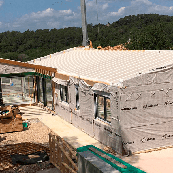 Construcción de la vivienda Passivhaus en Gerona