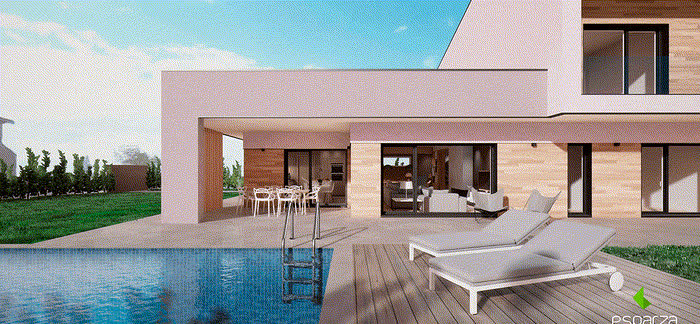 Casa pasiva junto al mar: humedad, salitre y brisa